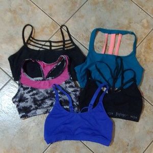 Bundle of 5 sports bras XS/Small